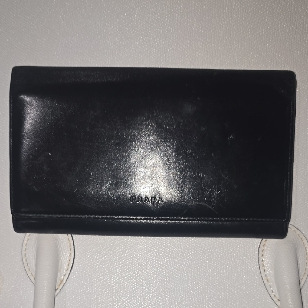 Prada Black Leather Wallet